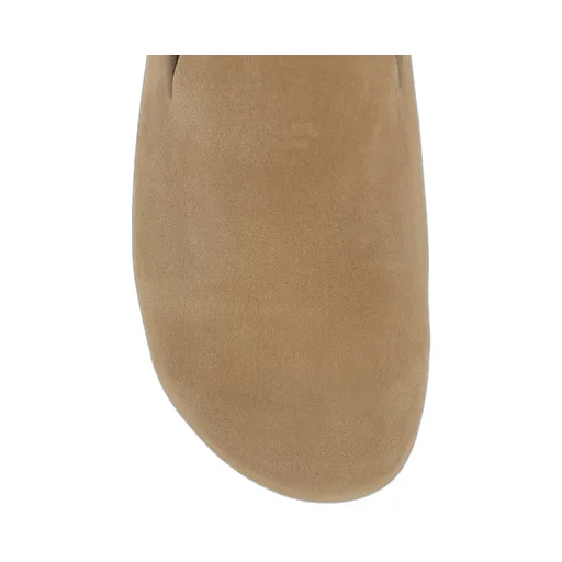 Logo-Embossed Round-Toe Slippers