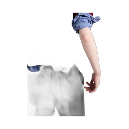 Turn-Up Hem Trousers