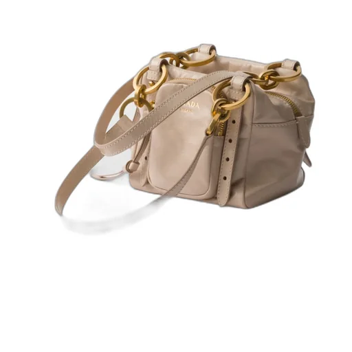 Dangle Leather Top-Handle Mini-Bag