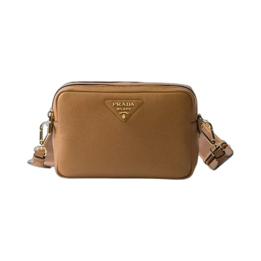 Logo Detailed Zipped Medium Crossbody Bag