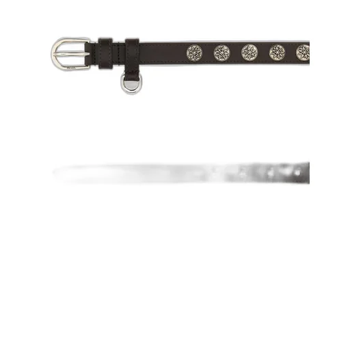 Stud-Embellished Buckle Belt