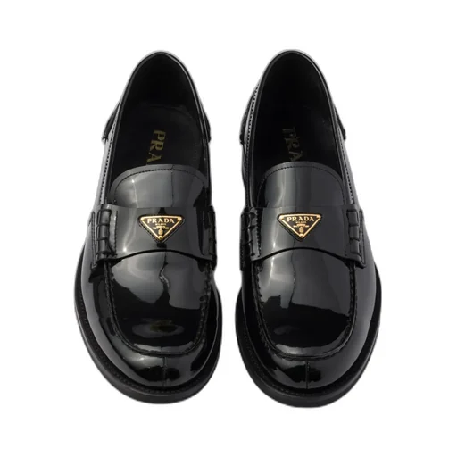 Brushed Leather Loafers