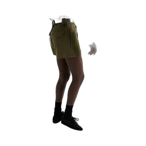 Washed Chevron Shorts