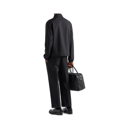 Drawstring Hem Shirt Jacket