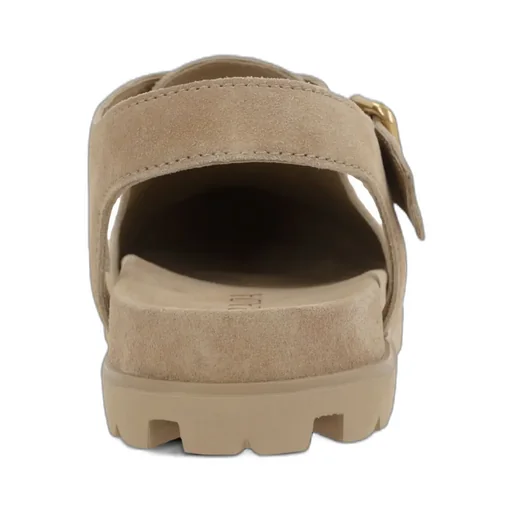 Triangle-Logo Buckle-Fastened Sandals