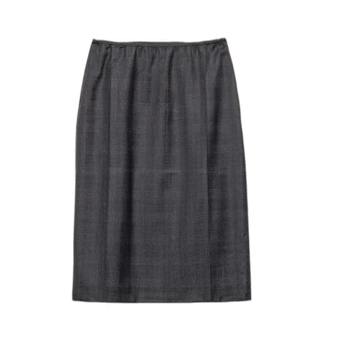 High-Waist Straight Hem Skirt