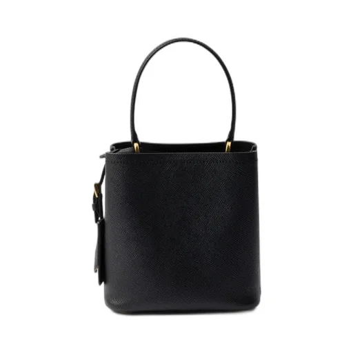 Triangle-Logo Bucket Bag