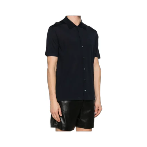 Logo-Embroidered Short-Sleeved Knitted Shirt
