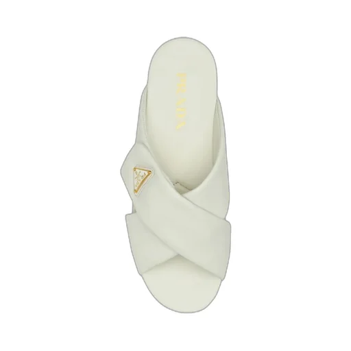 Logo Plaque Crossover Strap Detailed Slides
