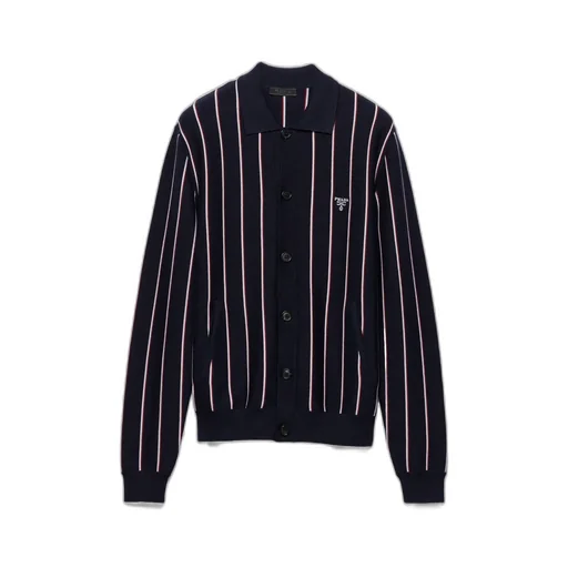 Striped Wool Cardigan