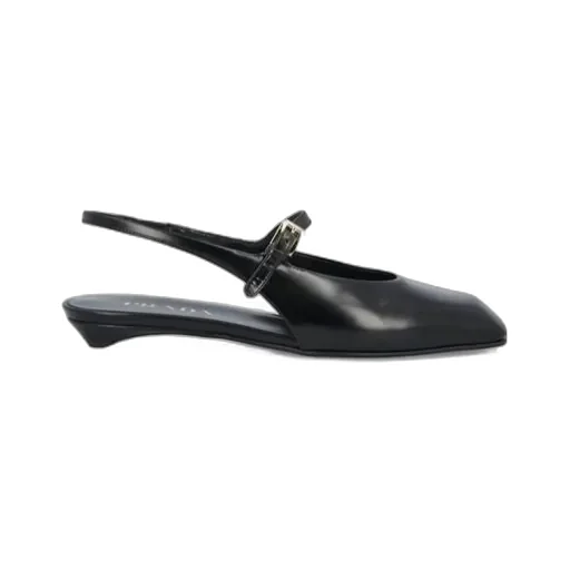 Leather Slingback Ballet Flats