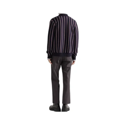 Striped Wool Cardigan