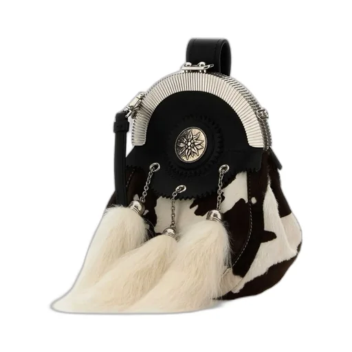 Calf-Hair Clutch Bag