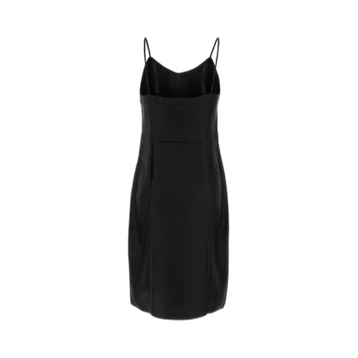 V-Neck Sleeveless Midi Dress