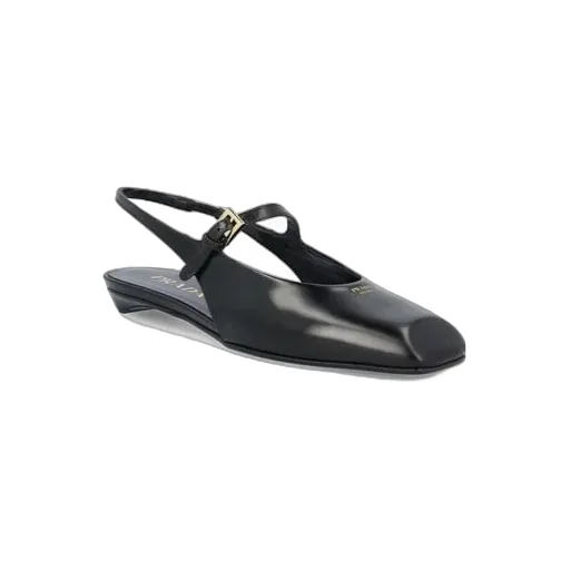 Leather Slingback Ballet Flats