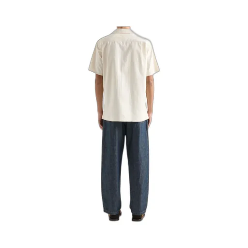 Chambray Triangle-Logo Denim Jeans