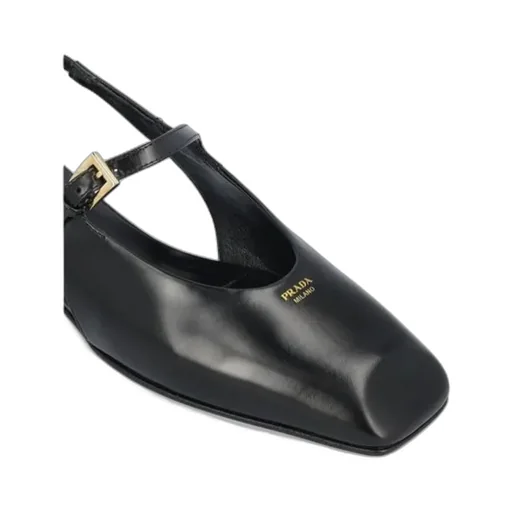 Leather Slingback Ballet Flats