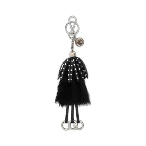 Stud-Embellished Keyring