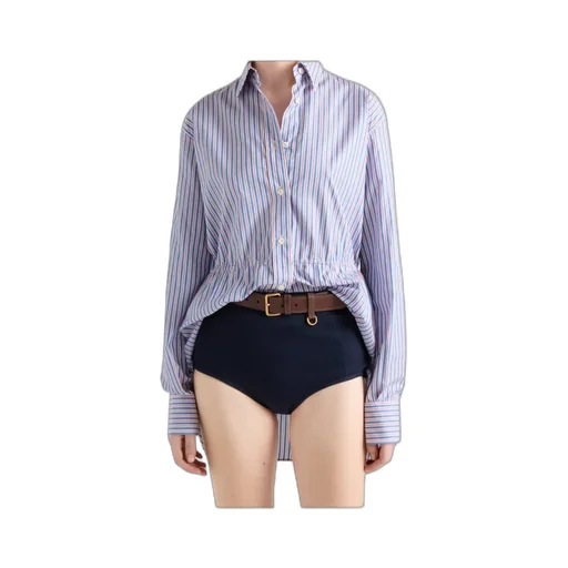 Striped Poplin Shirt
