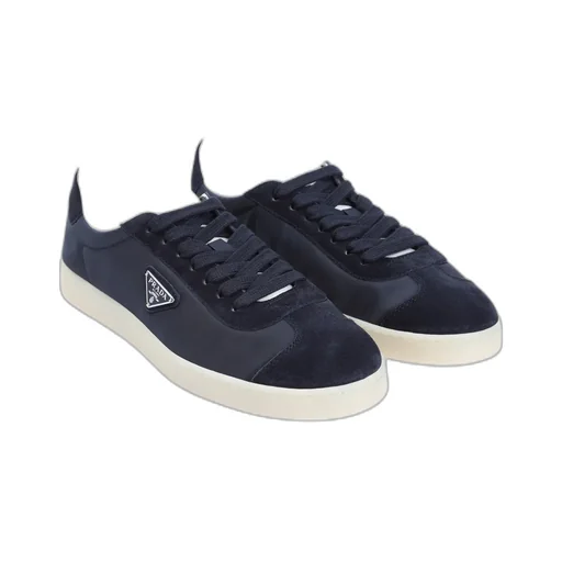 Logo Plaque Lace-Up Sneakers