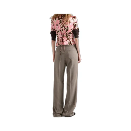 Floral Print Satin Shirt
