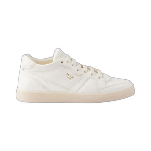 Logo-Stamp Lace-Up Sneakers