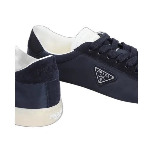 Logo Plaque Lace-Up Sneakers