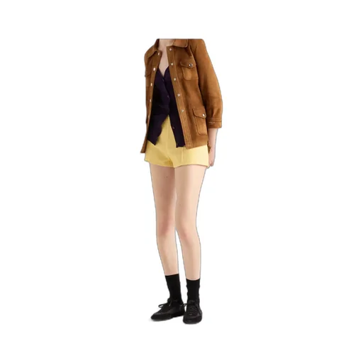 Zip-Up Shorts