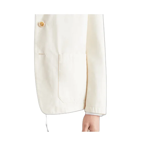 Single-Breasted Technical Cotton Jacket