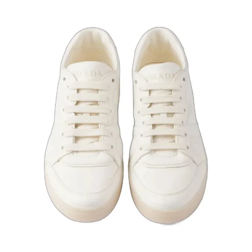 Logo-Stamp Lace-Up Sneakers