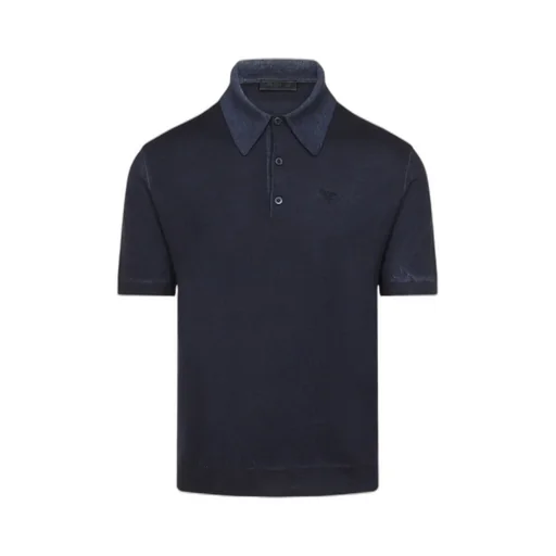 Logo-Embroidered Knitted Polo Shirt