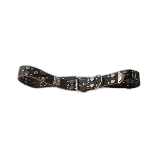 Studded Buckle-Fastened Belt