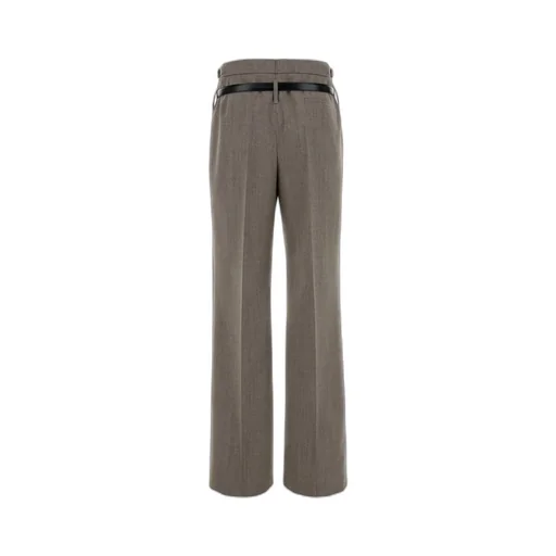 Belted Blend Trousers