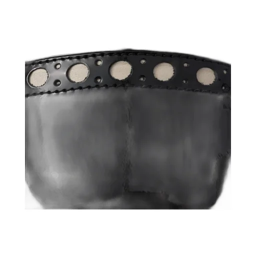 Square-Toe Patent-Finish Boots