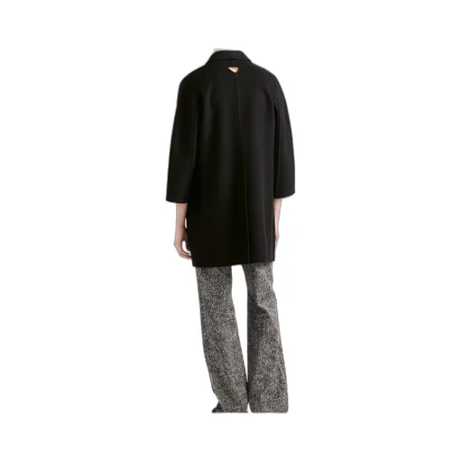 Long-Sleeved Button-Up Coat