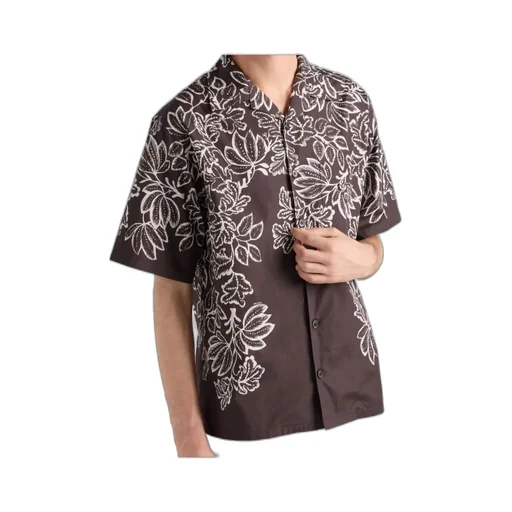 Floral Print Short Sleeve Shirt