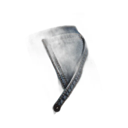 Chambray Triangle-Logo Denim Jeans
