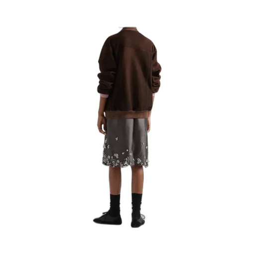 Long-Sleeved Button-Up Jacket