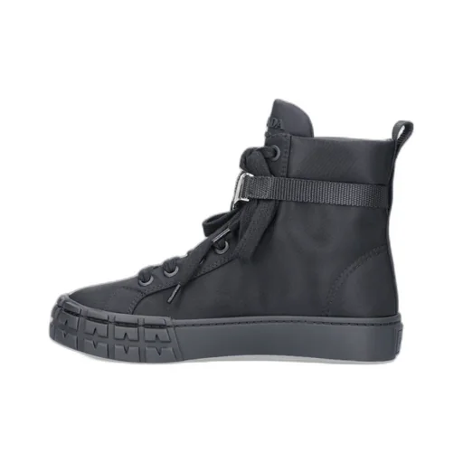 Re-Nylon High-Top Sneakers With Pouch