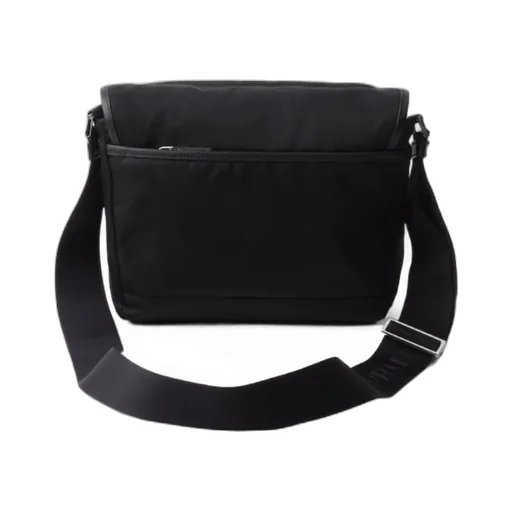 Re-Nylon Foldover-Top Shoulder Bag