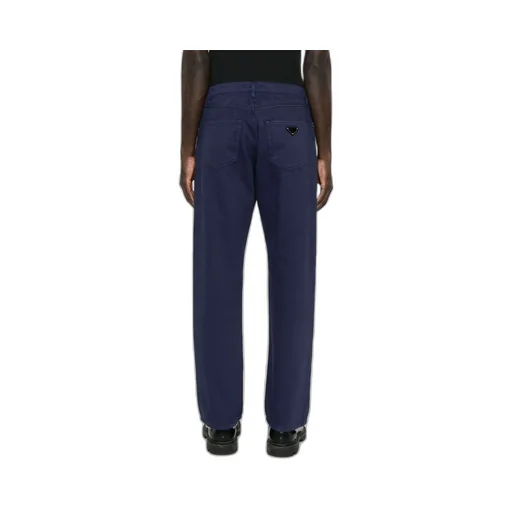 Logo Plaque Straight-Leg Jeans