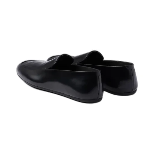 Brushed Leather Loafers