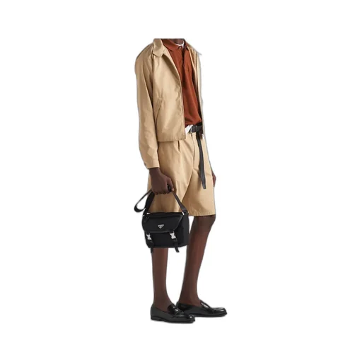 Re-Nylon Foldover-Top Shoulder Bag