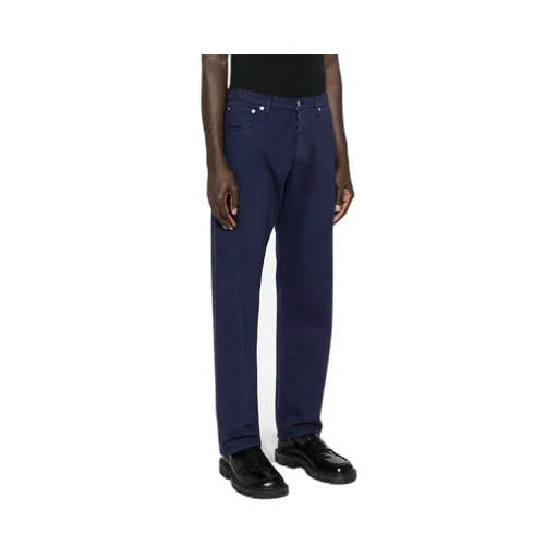 Logo Plaque Straight-Leg Jeans
