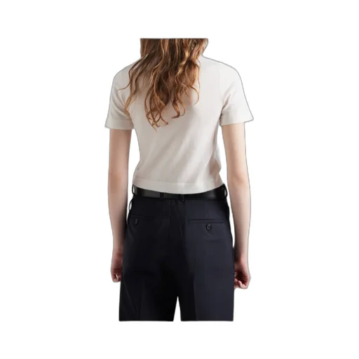 Logo-Intarsia Knitted Top