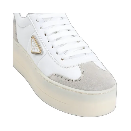 Downtown Logo Plaque Lace-Up Sneakers