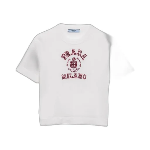 Logo-Intarsia Knitted Top