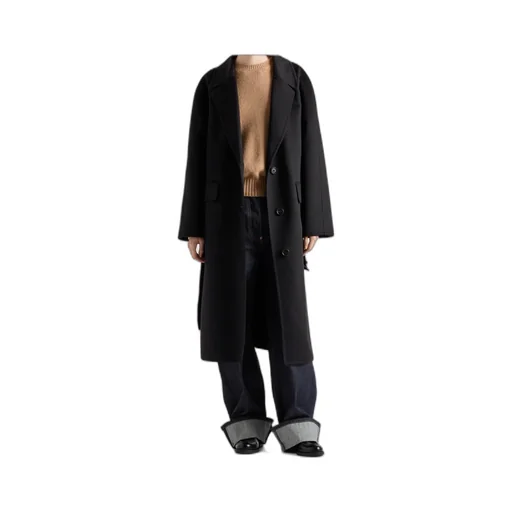 Single-Breasted Long Coat