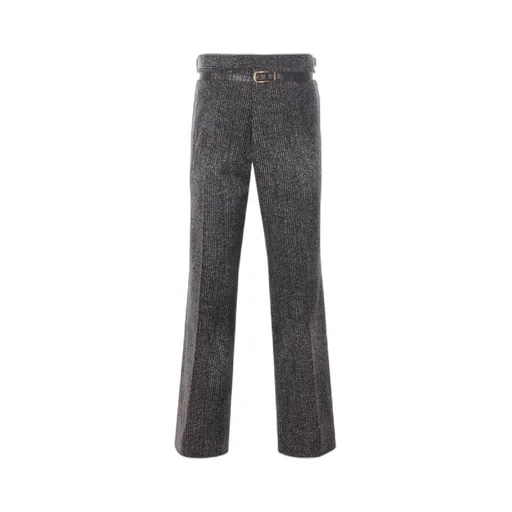 Belted Tailored Trousers