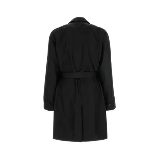 Long-Sleeved Belted Coat